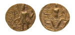 Stamp of Coins » Kushan Kushanas, Kanishka III, c. 267-270, AV dinar, 7.82 g. Ardoksho