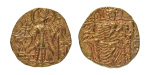 Stamp of Coins » Kushan Kushanas, Vasudeva II, c. 275-300, AV dinar, 7.75 g. Ardoksho
