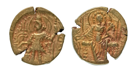 Stamp of Coins » Kushan Kushanas, Shaka, c. mid-4th century, AV dinar, 7.60 g. Ardoksho