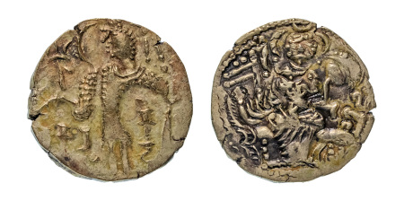 Stamp of Coins » Kushan Kushanas, Kidarites, Kidara, c. 365-390, AV dinar, 8.00 g. Ardoksho