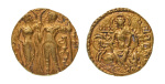 Stamp of Coins » Gupta Gupta Empire, Chandragupta I, c. 319-335, AV dinar, 7.61 g. King and Queen