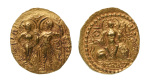 Stamp of Coins » Gupta Gupta Empire, Chandragupta I, c. 319-335, AV dinar, 7.75 g. King and Queen