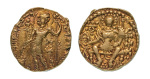 Stamp of Coins » Gupta Gupta Empire, Samudragupta, c. 335-375, AV dinar, 7.88 g. Javelin