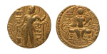Stamp of Coins » Gupta Gupta Empire, Samudragupta, c. 335-375, AV dinar, 7.54 g. Javelin
