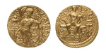 Stamp of Coins » Gupta Gupta Empire, Samudragupta, c. 335-375, AV dinar, 7.49 g. Javelin