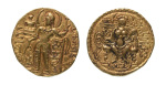Stamp of Coins » Gupta Gupta Empire, Samudragupta, c. 335-375, AV dinar, 7.58 g. Javelin