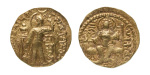 Stamp of Coins » Gupta Gupta Empire, Samudragupta, c. 335-375, AV dinar, 7.58 g. Javelin