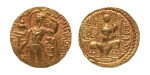 Stamp of Coins » Gupta Gupta Empire, Samudragupta, c. 335-375, AV dinar, 7.84 g. Javelin