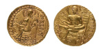 Stamp of Coins » Gupta Gupta Empire, Samudragupta, c. 335-375, AV dinar, 7.65 g. Lyrist
