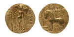Stamp of Coins » Gupta Gupta Empire, Samudragupta, c. 335-375, AV dinar 7.36 g. Horse