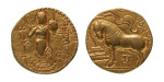 Stamp of Coins » Gupta Gupta Empire, Samudragupta, c. 335-375, AV dinar 7.45 g. Horse