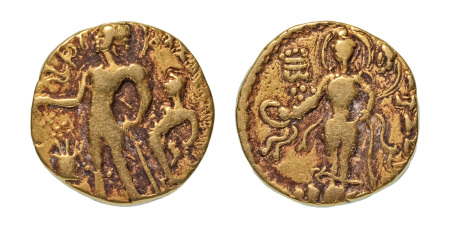 Stamp of Coins » Gupta Gupta Empire, Chandragupta II, c. 380-413, AV dinar, 7.59 g. Parasol