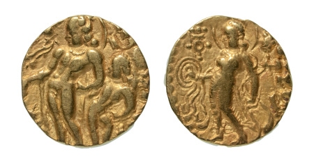 Stamp of Coins » Gupta Gupta Empire, Chandragupta II, c. 380-413, AV dinar, 8.10 g. Parasol