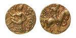 Stamp of Coins » Gupta Gupta Empire, Chandragupta II, c. 380-413, AV dinar, 7.77 g. Horseman