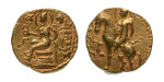 Stamp of Coins » Gupta Gupta Empire, Chandragupta II, c. 380-413, AV dinar, 7.74 g. Horseman