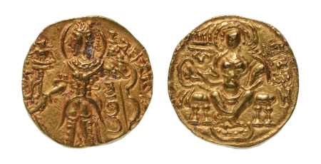 Stamp of Coins » Gupta Gupta Empire, Chandragupta I, c. 319-335, AV dinar, 7.83 g. Archer