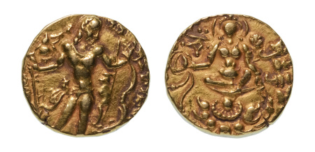 Stamp of Coins » Gupta Gupta Empire, Chandragupta II, c. 380-413, AV dinar, 7.78 g. Archer