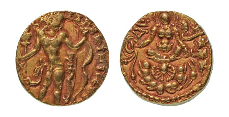Stamp of Coins » Gupta Gupta Empire, Chandragupta II, c. 380-413, AV dinar, 7.82 g. Archer