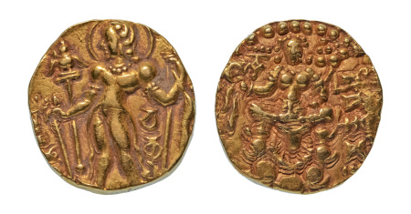 Stamp of Coins » Gupta Gupta Empire, Chandragupta II, c. 380-413, AV dinar, 8.01 g. Archer