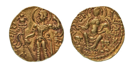 Stamp of Coins » Gupta Gupta Empire, Chandragupta I, c. 319-335, AV dinar, 7.84 g. Archer