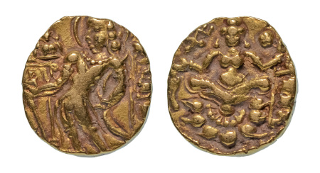 Stamp of Coins » Gupta Gupta Empire, Kumaragupta I, c. 415-455, AV dinar, 7.34 g. Archer