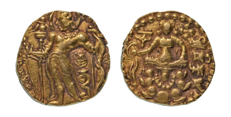 Stamp of Coins » Gupta Gupta Empire, Chandragupta II, c. 380-413, AV dinar, 8.00 g. Archer