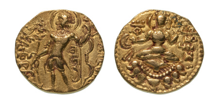 Stamp of Coins » Gupta Gupta Empire, Chandragupta II, c. 380-413, AV dinar, 7.79 g. Archer
