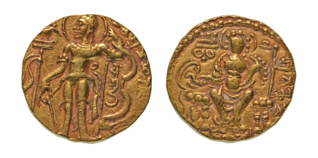 Stamp of Coins » Gupta Gupta Empire, Chandragupta I, c. 319-335, AV dinar, 7.98 g. Archer