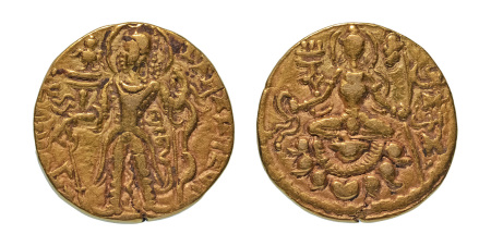 Stamp of Coins » Gupta Gupta Empire, Chandragupta II, c. 380-413, AV dinar, 7.81 g. Archer