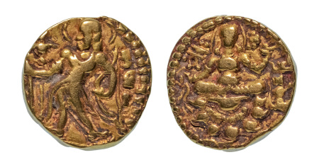 Stamp of Coins » Gupta Gupta Empire, Kumaragupta I, c. 415-455, AV dinar, 7.72 g. Archer