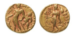 Stamp of Coins » Gupta Gupta Empire, Chandragupta II, c. 380-413, AV dinar, 7.57 g. Parasol