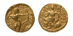 Stamp of Coins » Gupta Gupta Empire, Chandragupta II, c. 380-413, AV dinar, 7.66 g. Lion slayer