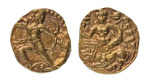 Stamp of Coins » Gupta Gupta Empire, Chandragupta II, c. 380-413, AV dinar, 7.90 g. Lion slayer