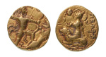 Stamp of Coins » Gupta Gupta Empire, Chandragupta II, c. 380-413, AV dinar, 7.69 g. Lion slayer