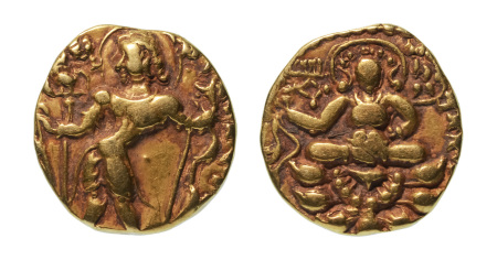 Stamp of Coins » Gupta Gupta Empire, Kumaragupta I, c. 415-455, AV dinar, 8.12 g. Archer