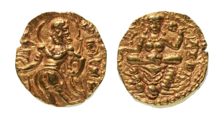 Stamp of Coins » Gupta Gupta Empire, Kumaragupta I, c. 415-455, AV dinar, 7.84 g. Archer
