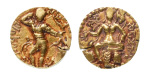 Stamp of Coins » Gupta Gupta Empire, Kumaragupta I, c. 415-455, AV dinar, 8.18 g. Lion slayer