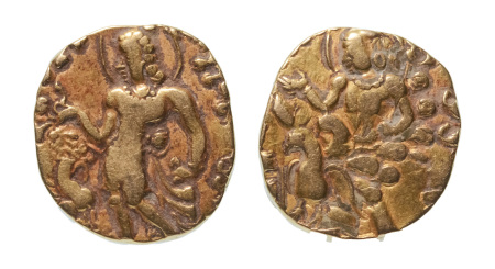 Stamp of Coins » Gupta Gupta Empire, Kumaragupta I, c. 415-455, AV dinar, 8.13 g. Kartikeya
