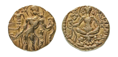 Stamp of Coins » Gupta Gupta Empire, Skandagupta, c. 455-467, AV dinar, 8.48 g. Archer