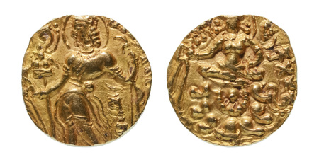Stamp of Coins » Gupta Gupta Empire, Skandagupta, c. 455-467, AV dinar, 9.10 g. Archer