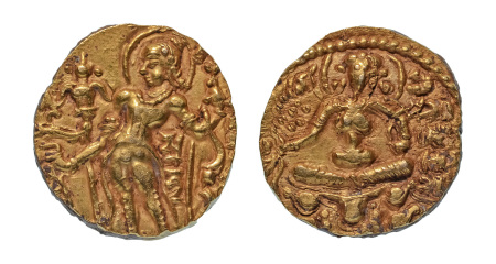 Stamp of Coins » Gupta Gupta Empire, Skandagupta, c. 455-467, AV dinar, 9.30 g. Archer