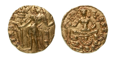 Stamp of Coins » Gupta Gupta Empire, Skandagupta, c. 455-467, AV dinar, 9.16 g. Archer