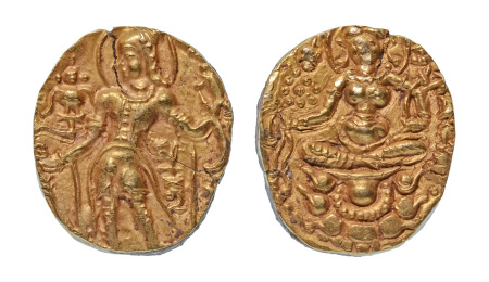 Stamp of Coins » Gupta Gupta Empire, Skandagupta, c. 455-467, AV dinar, 9.01 g. Archer