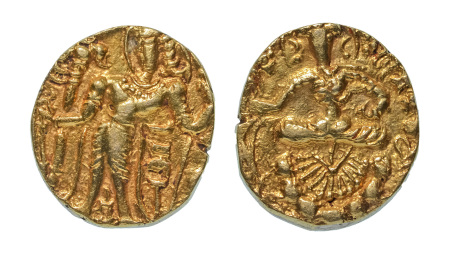 Stamp of Coins » Gupta Gupta Empire, Narasimhagupta, c. 495-530, AV dinar, 10.42 g. Archer