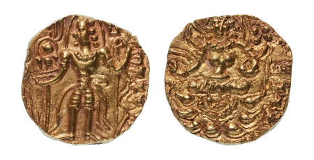 Stamp of Coins » Gupta Gupta Empire, Srivikrama-Vikramadityah, c. early-6th century, AV dinar, 9.28 g. Archer