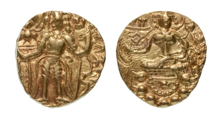 Stamp of Coins » Gupta Gupta Empire, Srivikrama-Vikramadityah, c. early-6th century, AV dinar, 9.41 g. Archer