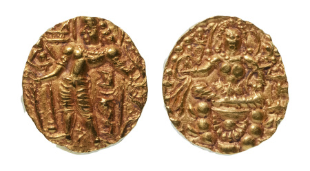 Stamp of Coins » Gupta Gupta Empire, Chandragupta IV, c. after 470, AV dinar, 8.67 g. Archer