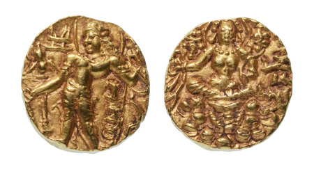 Stamp of Coins » Gupta Gupta Empire, Chandragupta IV, c. after 470, AV dinar, 8.61 g. Archer