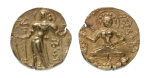 Stamp of Coins » Post-Gupta Post-Gupta, Samacharadeva, c. 6th – 8th century, AV dinar, 9.37 g. Archer