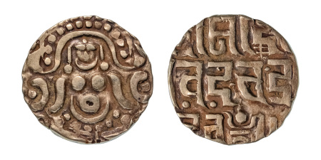 Stamp of Coins » Hindu coins of medieval India Gahadavalas of Kannauj, Govinda Chandra, 1115-1154, AV dinar, 3.92 g.